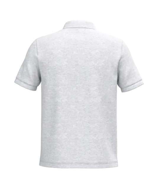 K241 - Piquépolo korte mouwen heren Ash Heather