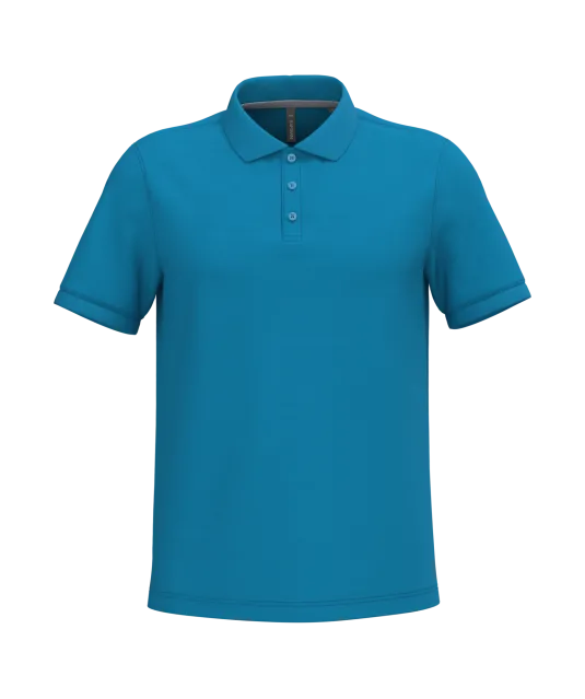 K241 - Piquépolo korte mouwen heren Tropical Blue