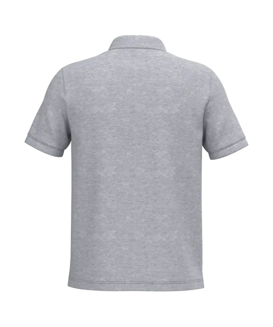 K241 - Piquépolo korte mouwen heren Oxford Grey