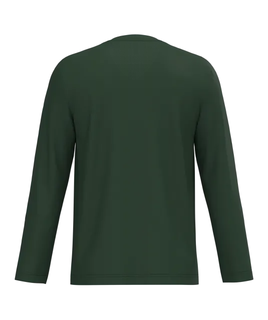 K358 - T-shirt V-hals lange mouwen Forest Green