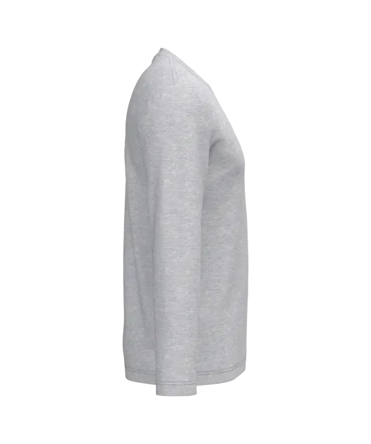 K359 - T-shirt ronde hals lange mouwen Ash Heather