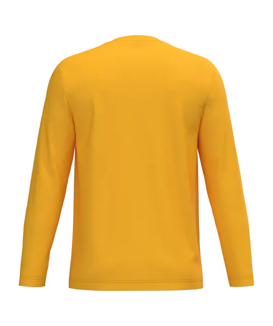 K359 - T-shirt ronde hals lange mouwen Yellow