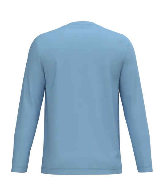 K359 - T-shirt ronde hals lange mouwen Sky Blue