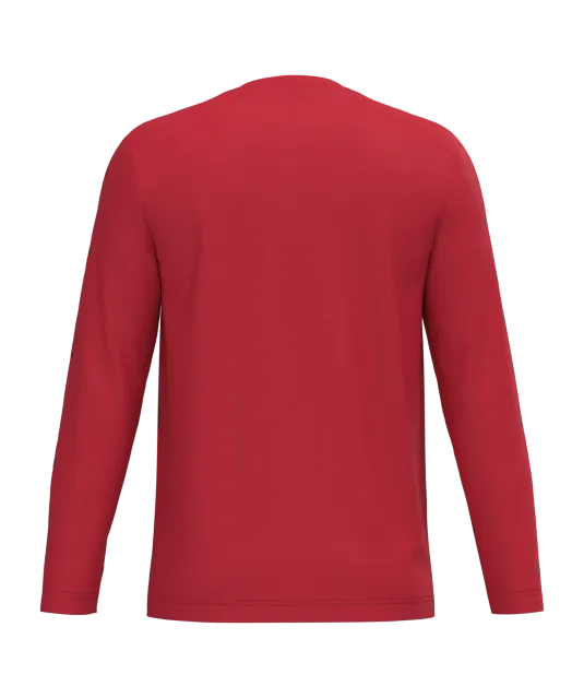 K359 - T-shirt ronde hals lange mouwen Red