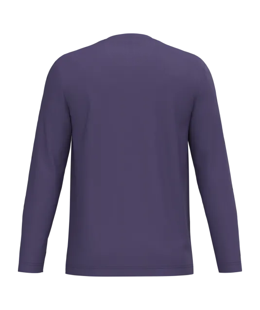 K359 - T-shirt ronde hals lange mouwen Purple
