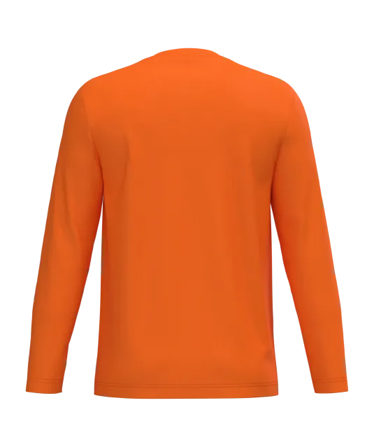 K359 - T-shirt ronde hals lange mouwen Orange