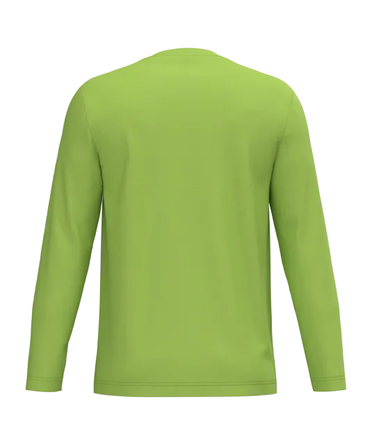 K359 - T-shirt ronde hals lange mouwen Lime