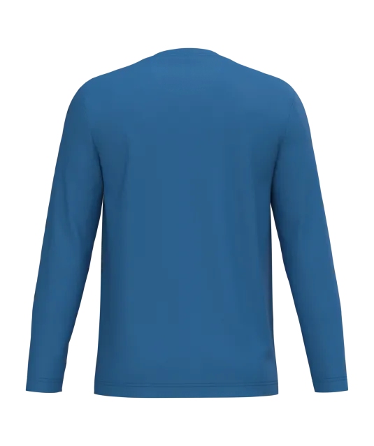 K359 - T-shirt ronde hals lange mouwen Light Royal Blue