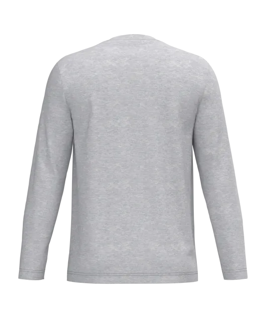 K359 - T-shirt ronde hals lange mouwen Ash Heather