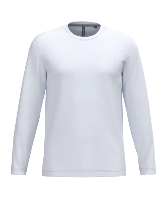 K359 - T-shirt ronde hals lange mouwen White