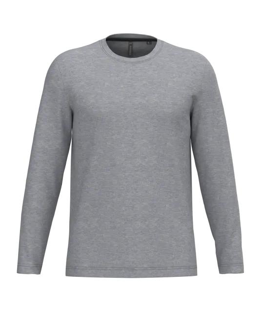 K359 - T-shirt ronde hals lange mouwen Oxford Grey