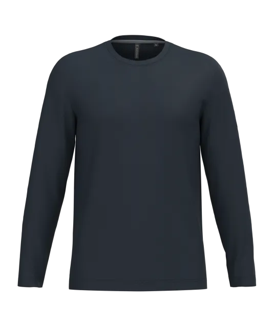 K359 - T-shirt ronde hals lange mouwen Navy