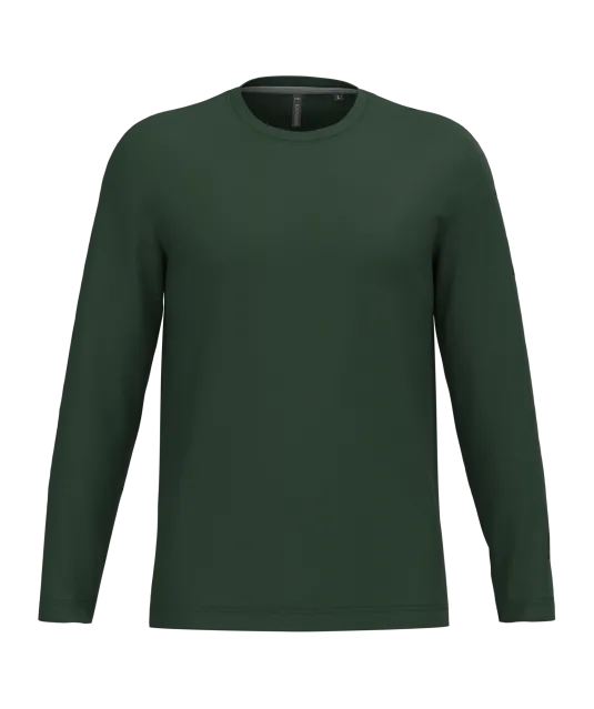 K359 - T-shirt ronde hals lange mouwen Forest Green