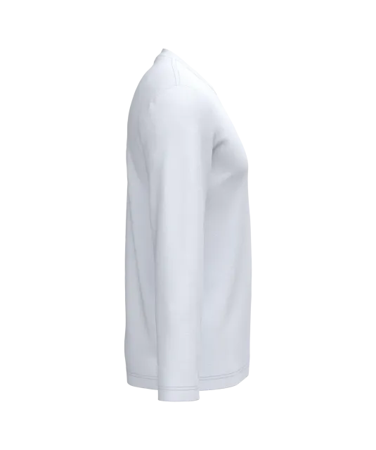 K359 - T-shirt ronde hals lange mouwen White