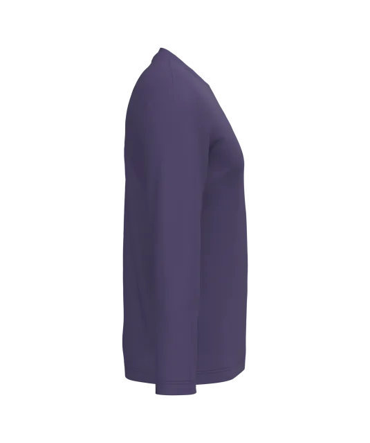 K359 - T-shirt ronde hals lange mouwen Purple