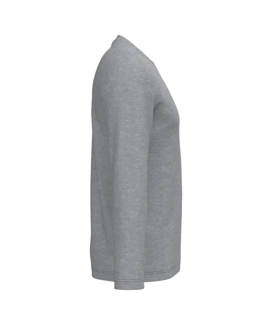 K359 - T-shirt ronde hals lange mouwen Oxford Grey