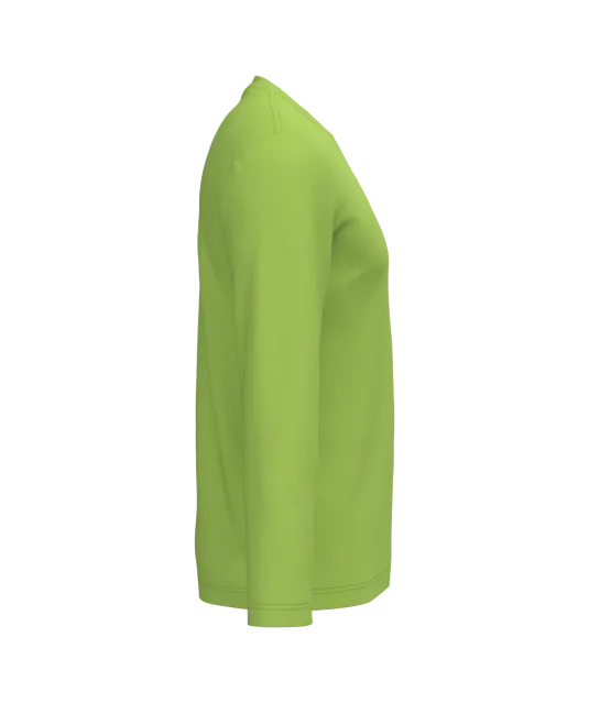 K359 - T-shirt ronde hals lange mouwen Lime
