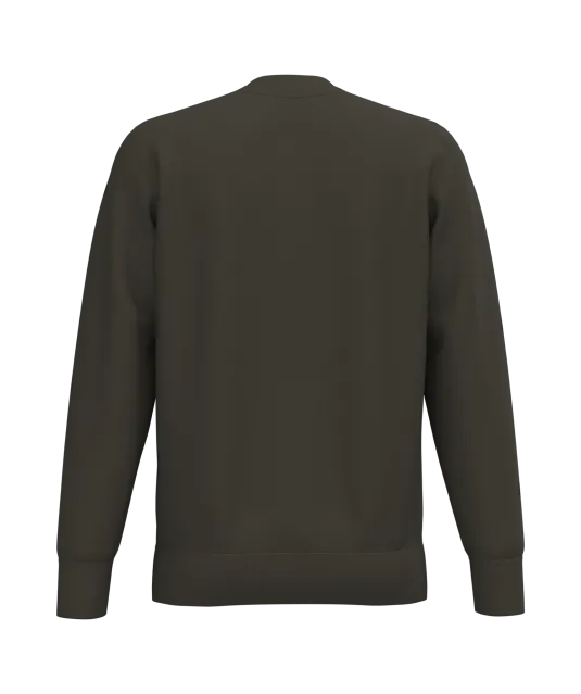 K488 - Sweater ronde hals Dark Khaki