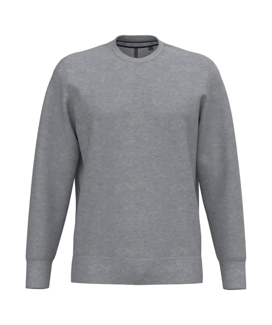 K488 - Sweater ronde hals Oxford Grey