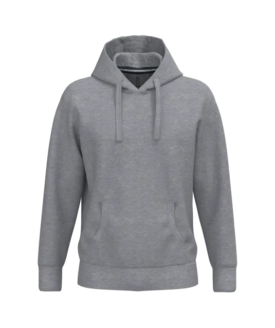 K489 - Sweater met capuchon Oxford Grey