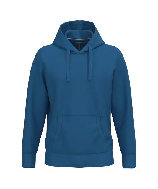 K489 - Sweater met capuchon Light Royal Blue