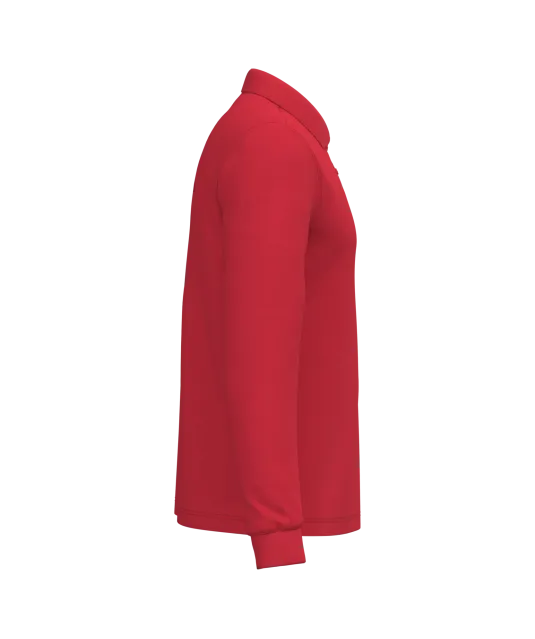 K243 - Polo lange mouwen Red