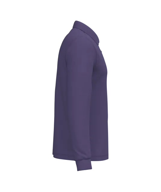 K243 - Polo lange mouwen Purple