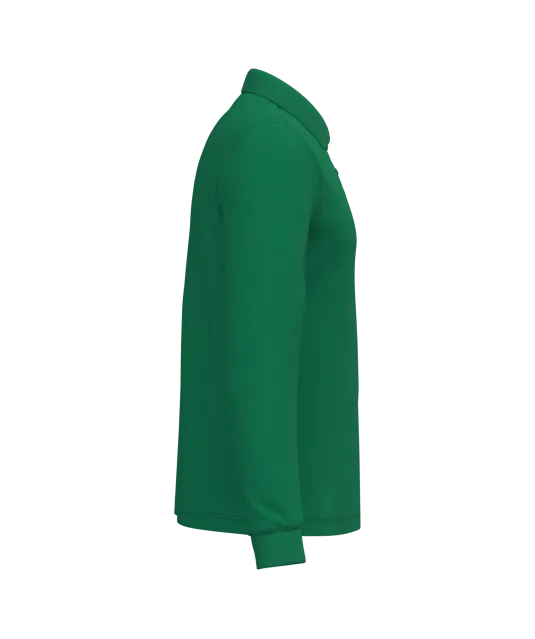 K243 - Polo lange mouwen Kelly Green
