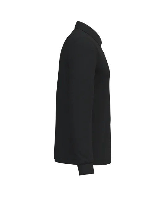 K243 - Polo lange mouwen Black