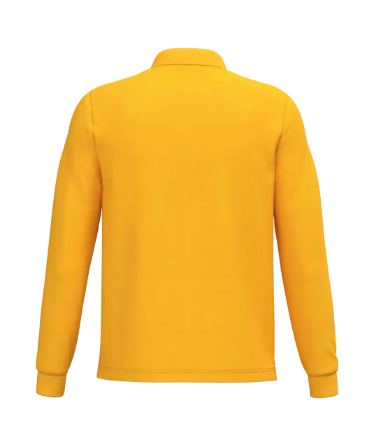 K243 - Polo lange mouwen Yellow