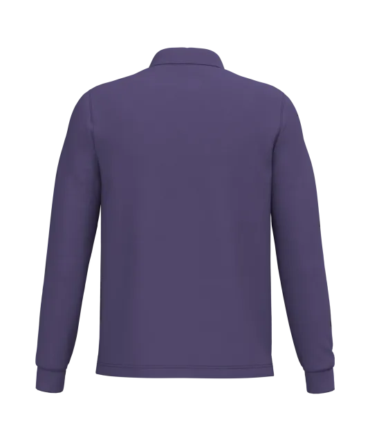 K243 - Polo lange mouwen Purple