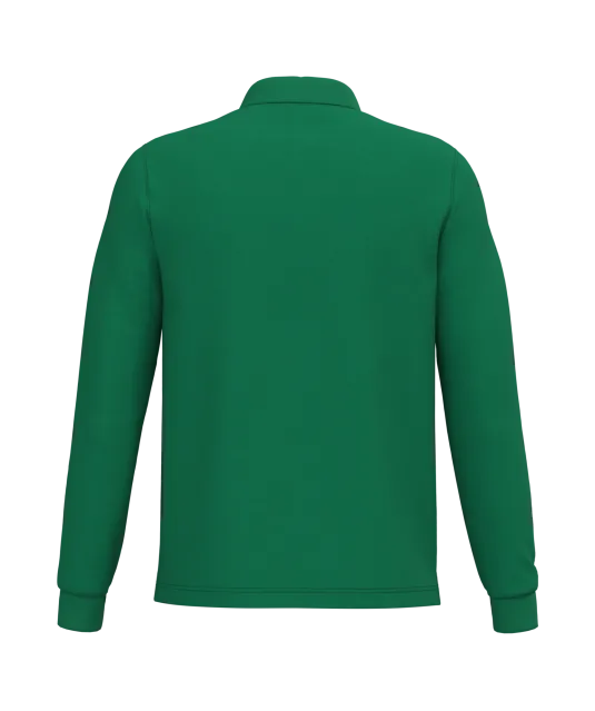 K243 - Polo lange mouwen Kelly Green