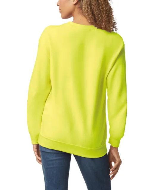 GI18000 - Heavy Blend™ Adult Crewneck Sweatshirt Safety Yellow