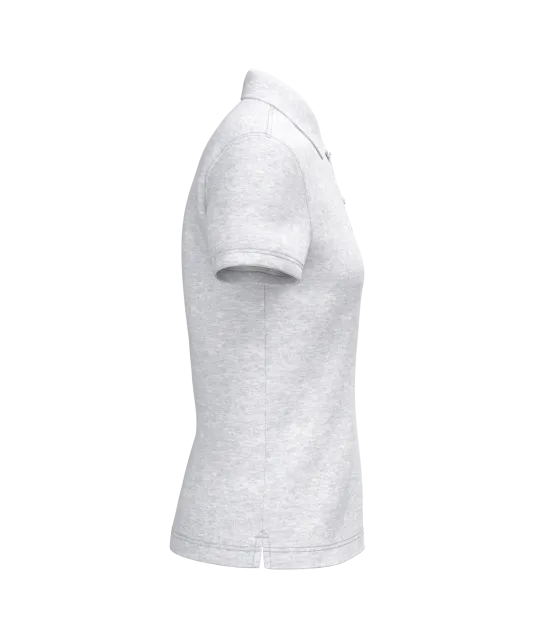 K242 - Damespolo korte mouwen Ash Heather