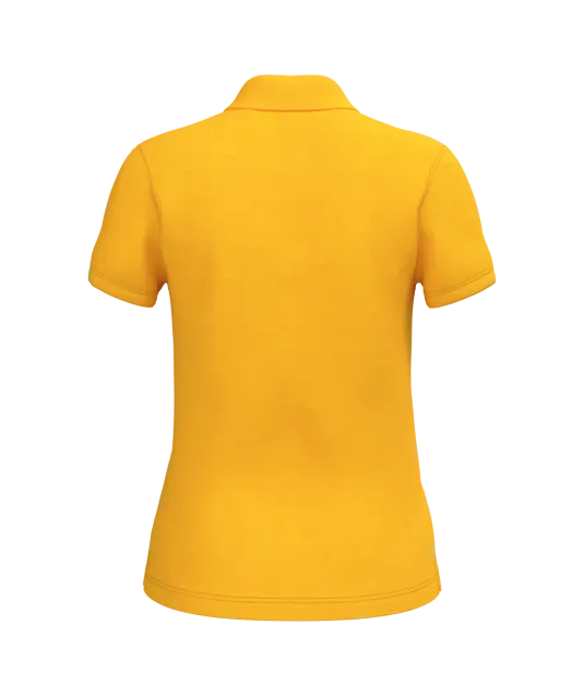K242 - Damespolo korte mouwen Yellow