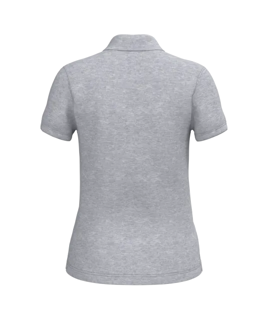 K242 - Damespolo korte mouwen Oxford Grey