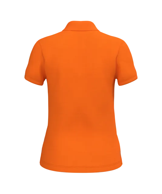 K242 - Damespolo korte mouwen Orange