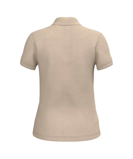 K242 - Damespolo korte mouwen Light Sand