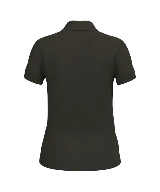 K242 - Damespolo korte mouwen Dark Khaki