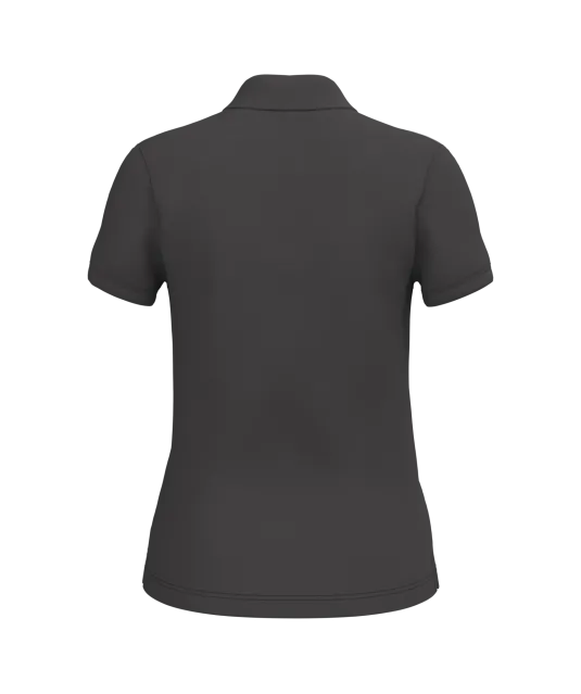 K242 - Damespolo korte mouwen Dark Grey