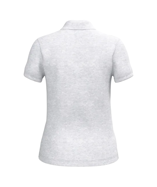 K242 - Damespolo korte mouwen Ash Heather