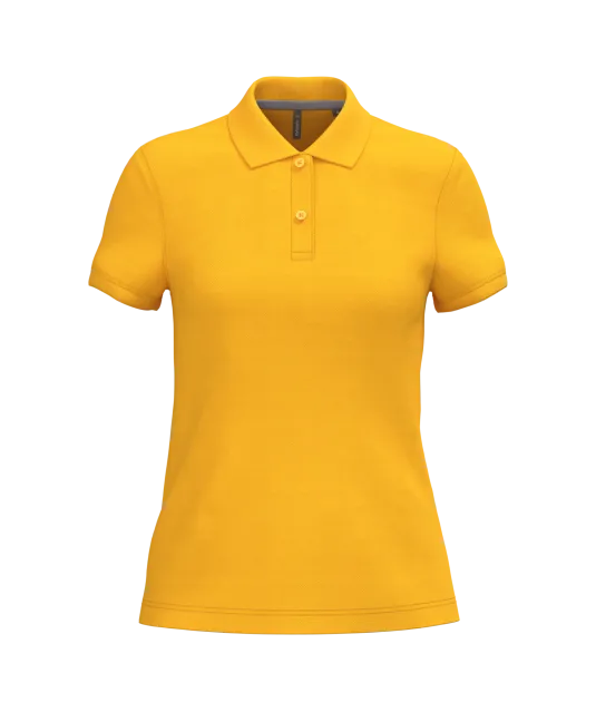 K242 - Damespolo korte mouwen Yellow