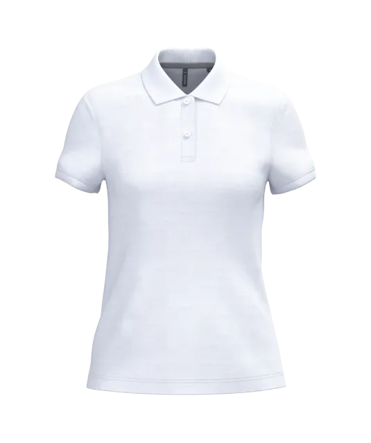 K242 - Damespolo korte mouwen White