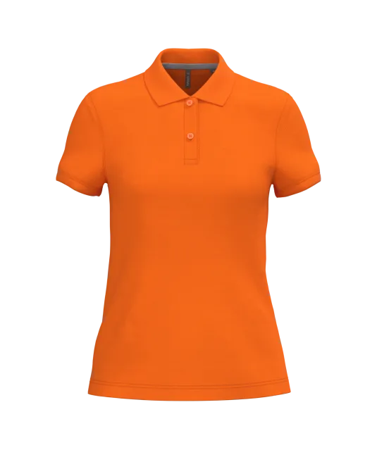 K242 - Damespolo korte mouwen Orange