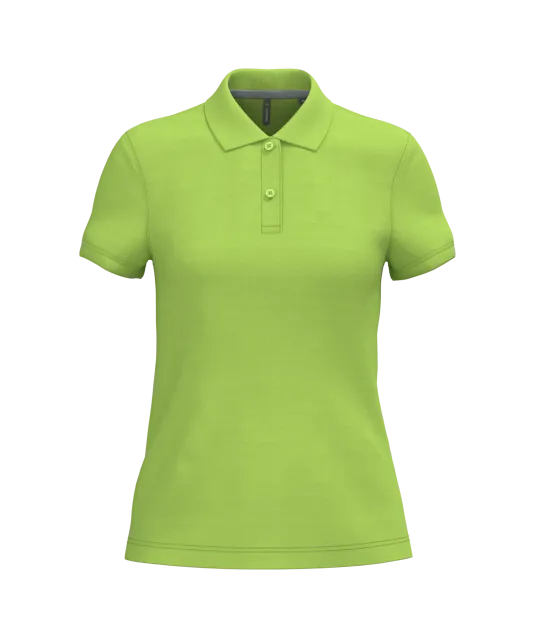 K242 - Damespolo korte mouwen Lime