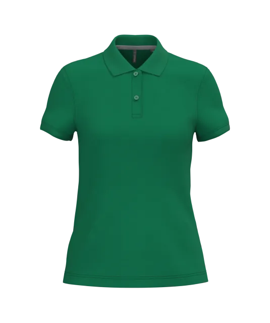 K242 - Damespolo korte mouwen Kelly Green