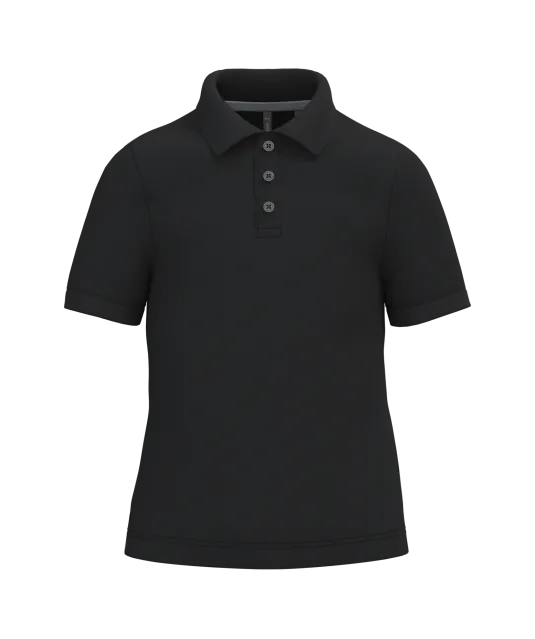 K249 - Kinderpolo korte mouwen Black