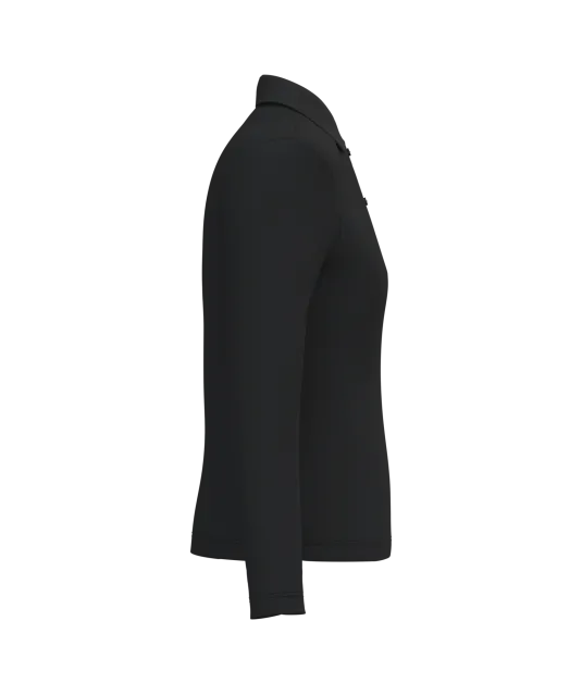K244 - Damespolo lange mouwen Black