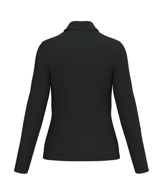 K244 - Damespolo lange mouwen Black