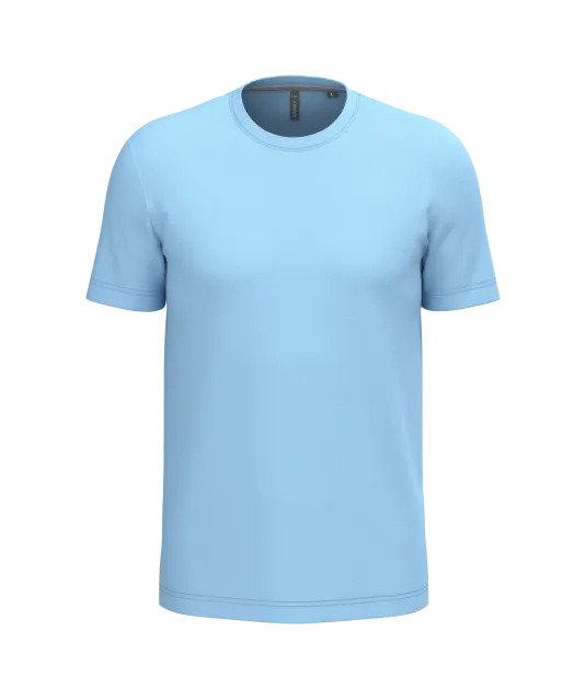 K356 - T-shirt ronde hals korte mouwen Sky Blue